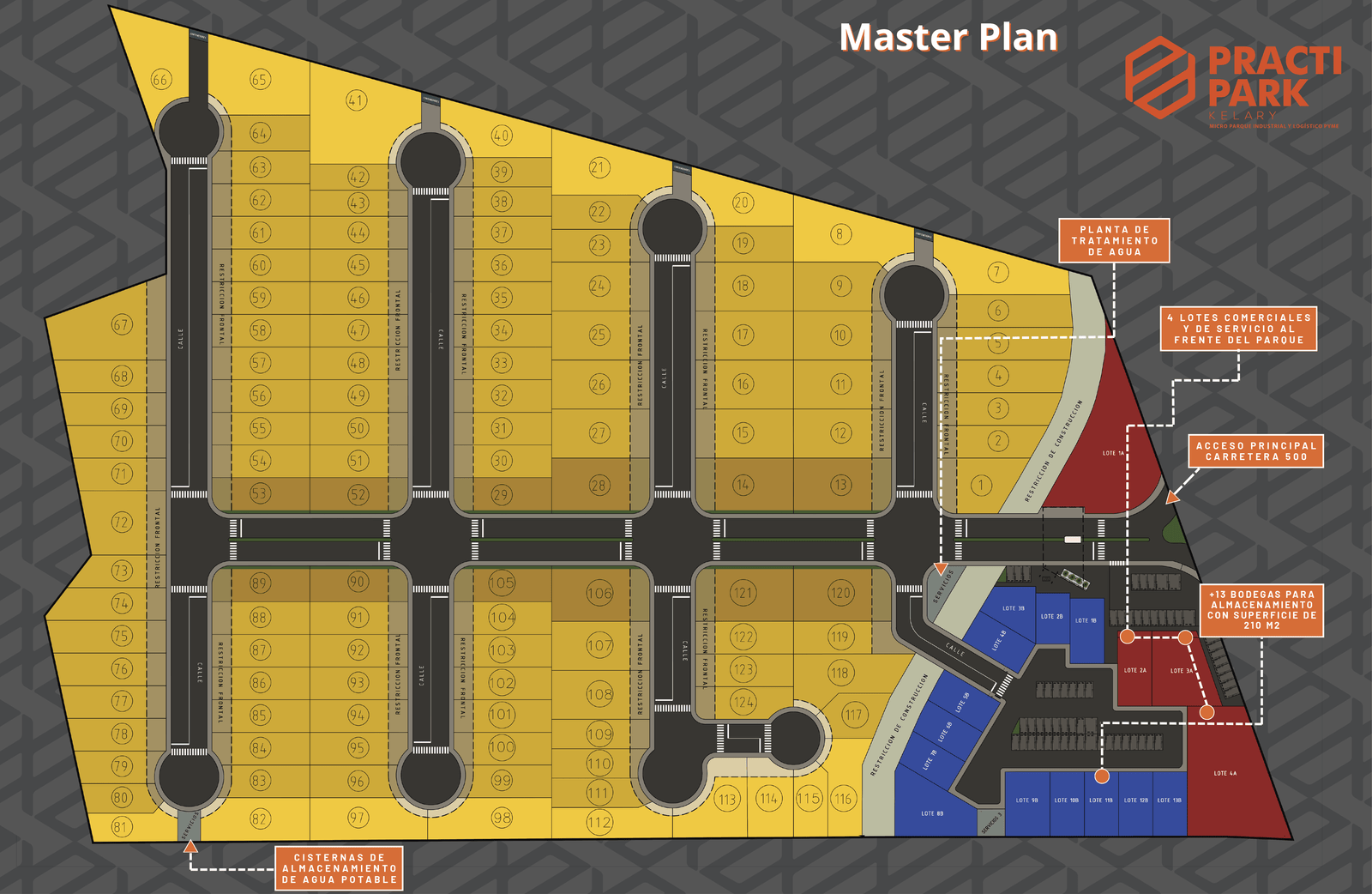 Mapa de Naves Industriales en Querétaro